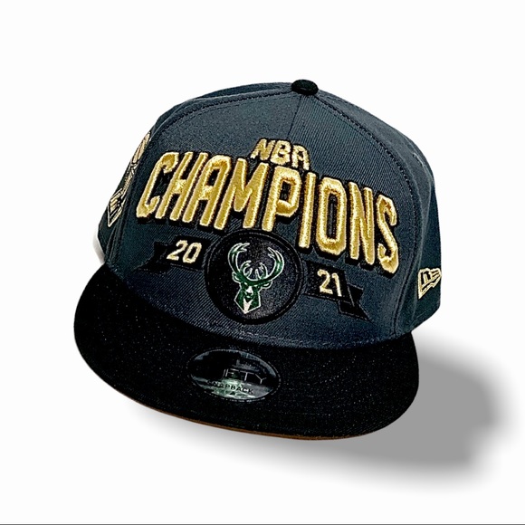 2021 New Era Bucks NBA Championship Snapback hat - Picture 3 of 12
